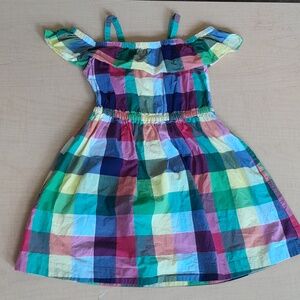 JANIE & JACK plaid Sun Dress Size 4